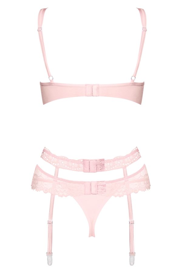Obsessive - Heartina 3 pcs Set - Pink - S/M photo-8