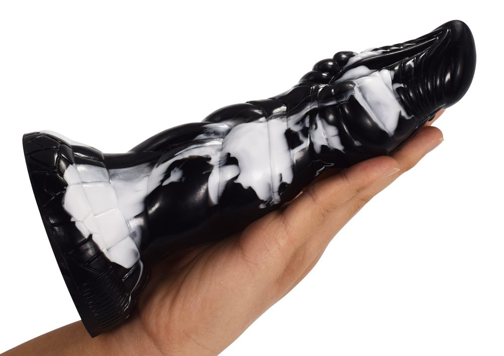 Ancient Mythical Beast–HaeChi animal anal plug, realistic an... FAAK - Mythical Beast HaeChi - Black/White photo-3