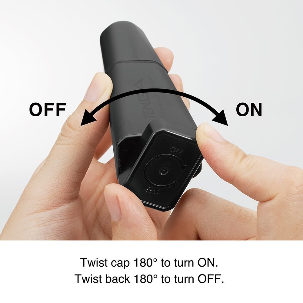 The TENGA Δ (Delta) is a simple vibrator with a rotating joi... Tenga - Delta Vibrator photo-3