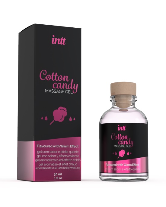 INTT - Cotton Candy Warming Massage Gel - 30ml photo-3