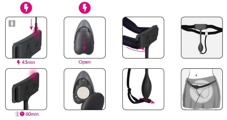 Pan-T Vibe is a new way to conceive panty vibes, a concept t... Adrien Lastic - Pan-t Vibe - Black photo-5