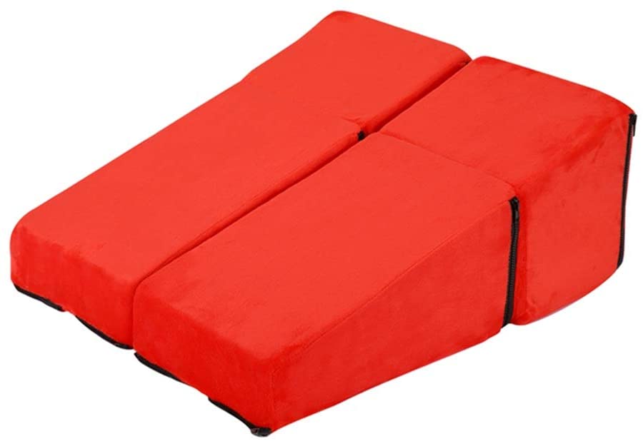 Adjustable various postures adult sex furniture for SM games... MT - Flannel Irregular Love Furniture - Red photo-4