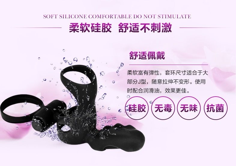 Powerful double cockring with structured penis sheath!
Mak... Adrien Lastic - Spartacus R Vibrating Cock Ring photo-9