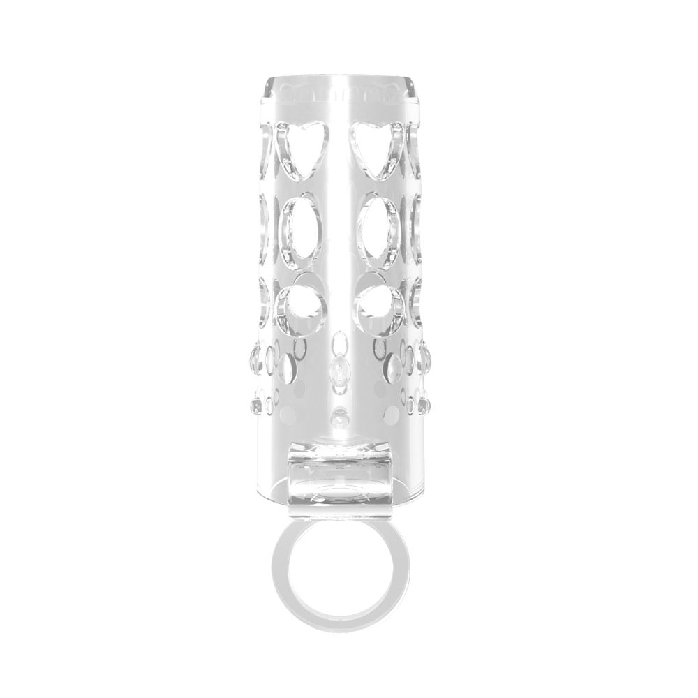 Material:TPE
Product Size:8cm . Φ3.4cm
Product Weight:0.020k... Chisa - Vibrating Sleeve Enhancer - Clear photo-2