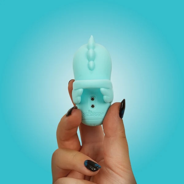 Unihorn - Tip N Tease 手指套震动器 - 蓝色 照片-3