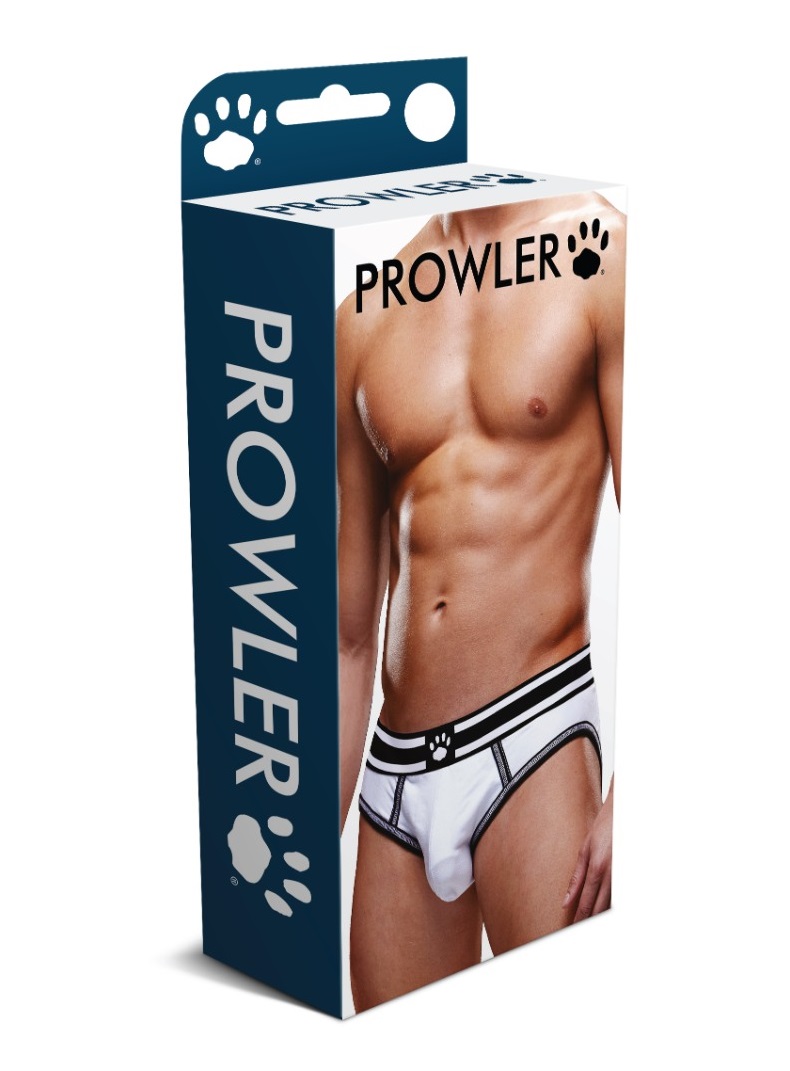 These briefs are made from a blend of polyester and elastane... Prowler - Open Briefs - White/Black - L photo-3