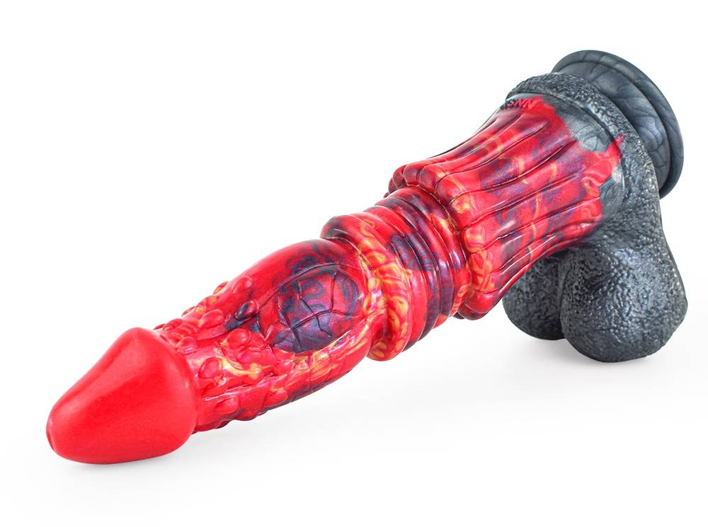 Unisex animal dildo with bright design
Material: silicone
I... FAAK - Fitz Dildo - Fire Dragon photo-9