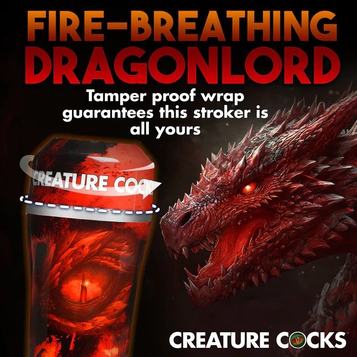 Are you ready to be ravaged by fire-breathing dragons? This ... Creature Cocks - Dragon Snatch Stroker photo-7