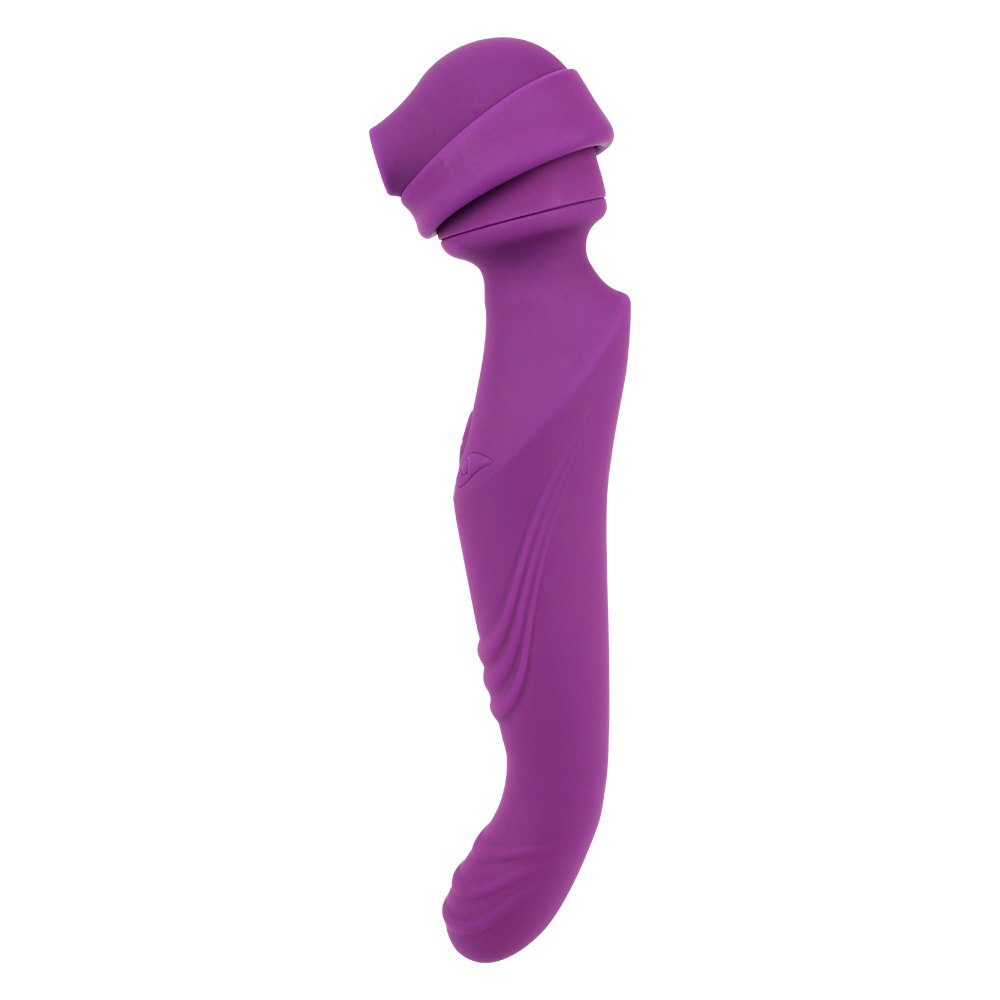 10 Vibration Patterns, 10 Knocking Patterns, 10 Suction Patt... Chisa - Swirl Sucking Vibe - Purple photo-3