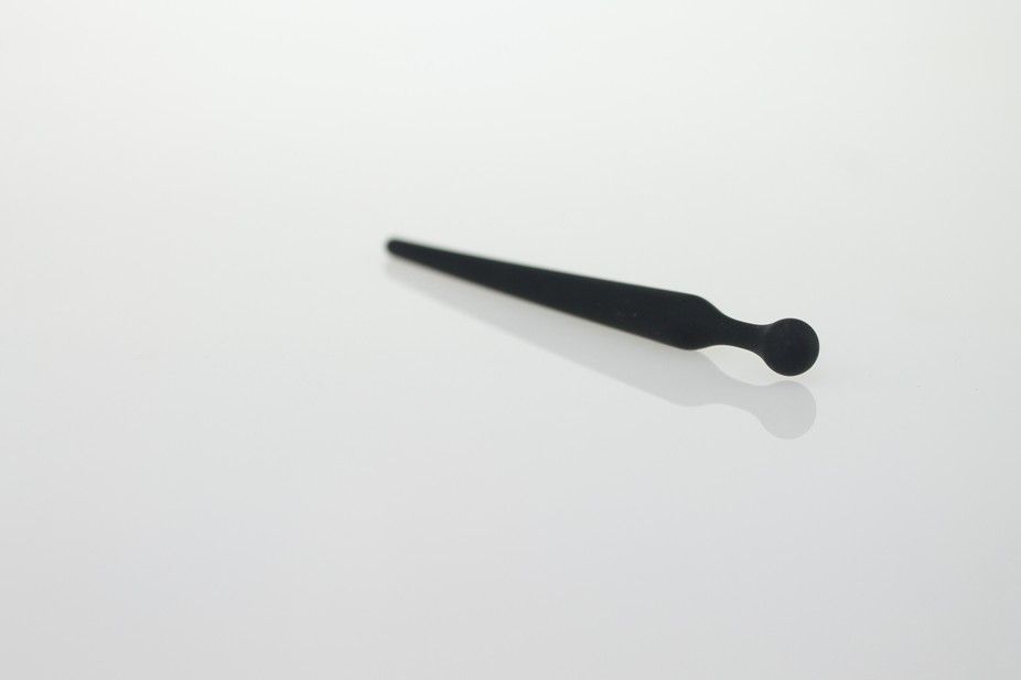 MT - Silicone Urethral Sound 100mm - Black photo-7