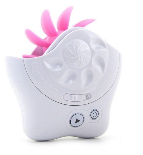 The world's best oral sex simulator for women just got e... Sqweel - Sqweel 2 Vibrator - White photo-3