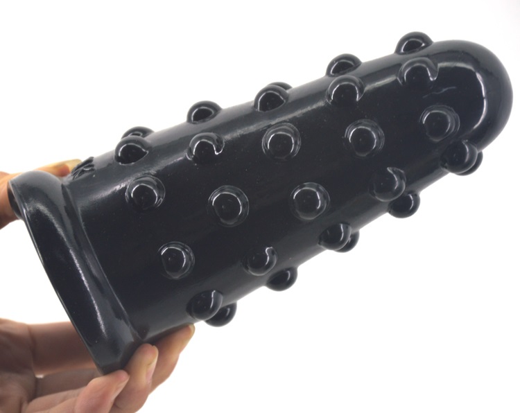 Stimulative anal plug massage tool, environmental healthy, e... FAAK - Stimulative Anal Plug - Black photo-3