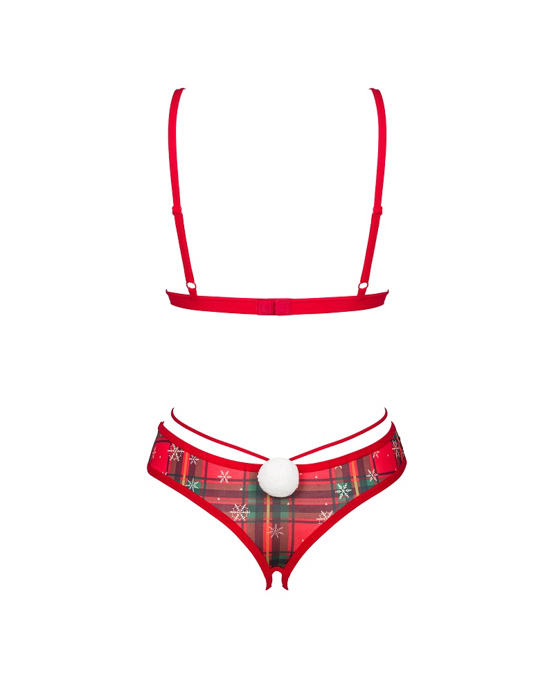 Obsessive - Ms Merrilo 2pcs Set - Red - M/L photo-4
