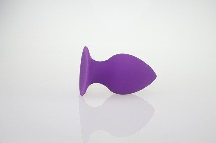 MT - Silicone Anal Plug 65x42mm - Purple photo-5