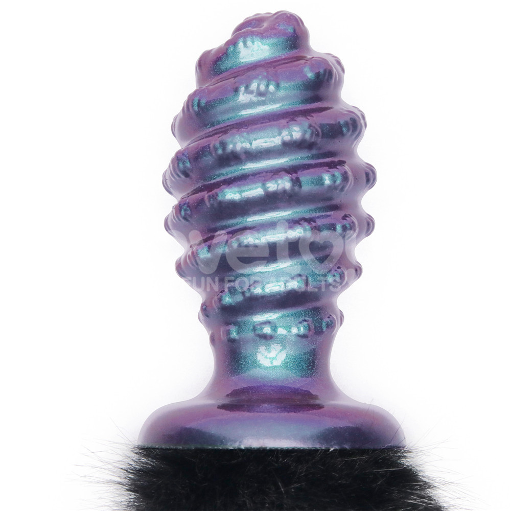 Lovetoy - Mysti Tail Anal Plug - Purple  photo-6