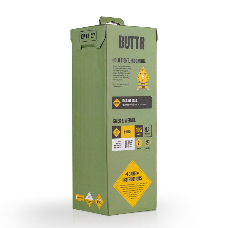 The 10 Pounder from the BUTTR collection is a sleek butt plu... BUTTR - 10 Pounder Dildo - Black photo-6