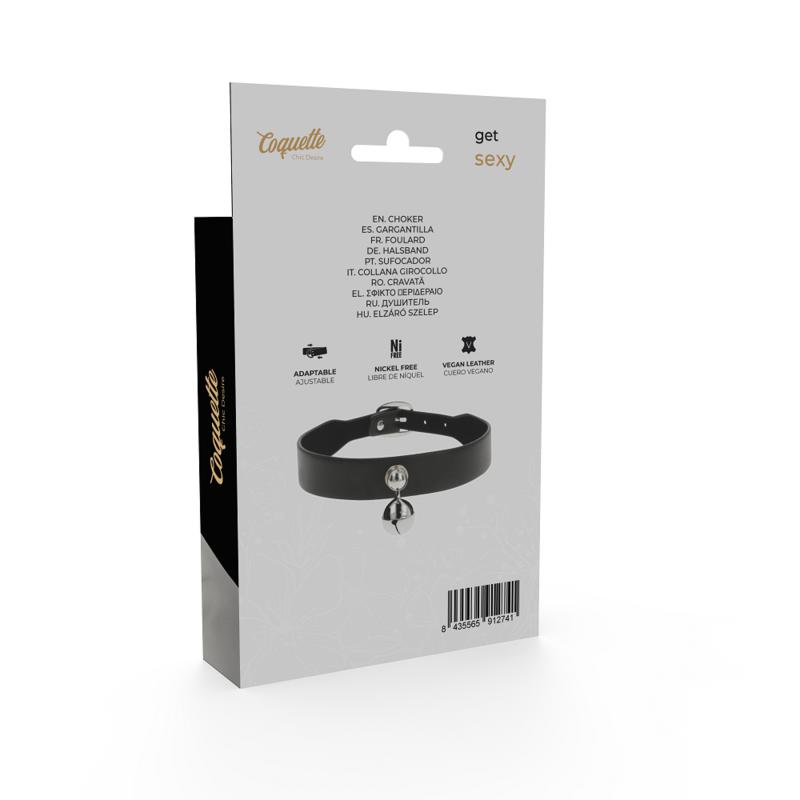 The Coquette accessories collection is exclusively made of v... Coquette - Choker Jingle Bell - Black photo-5