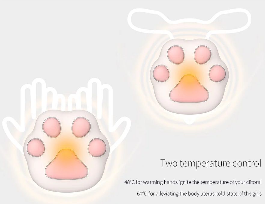 C-Catpaw Clitoral Vibrator
Non pornography design
Full body... Iobanana - Catpaw Vibrator - White photo-8