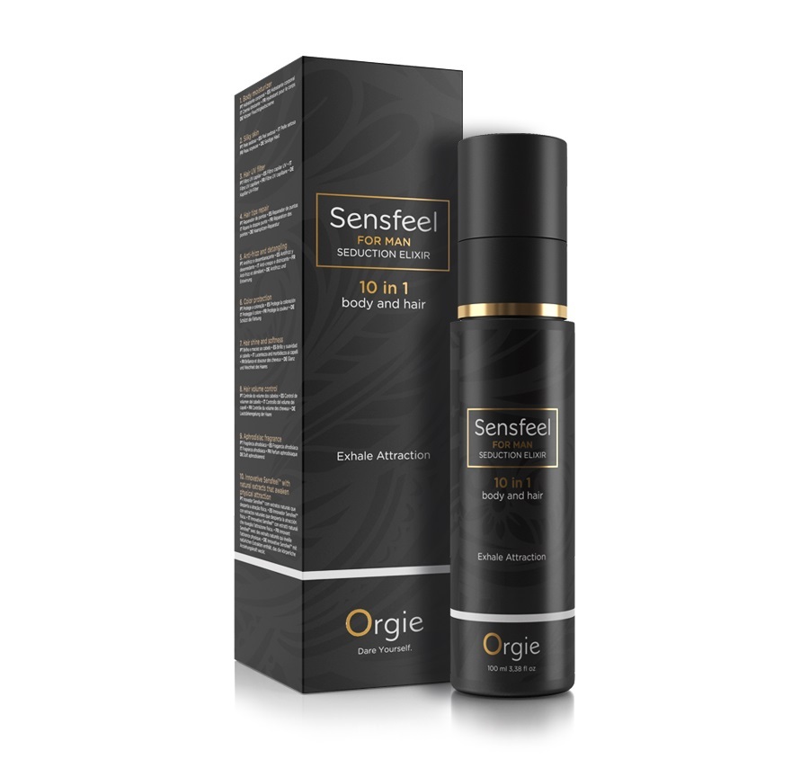 The pheromone perfume SensFeel for Man doubled the appeals f... Orgie - Sensfeel Seduction Elixir Man - 100ml photo-2