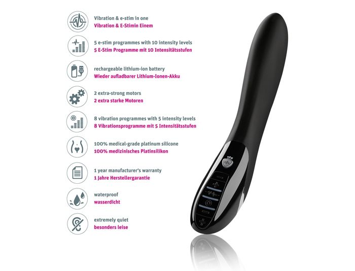 Your cry for love will be heard: Electric Eric is here and r... Mystim - Electric Eric eStim Vibrator - Black photo-6