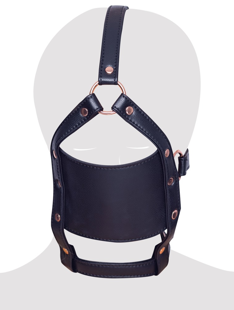 Bad Kitty - Head Harness w Gag - Black 照片-8