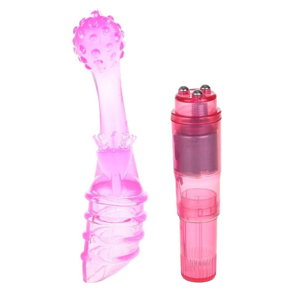 The female g spot vibrator is of phallus-like shape and espe... Aphrodisia - Corolla G Spot Massager - Pink photo-13