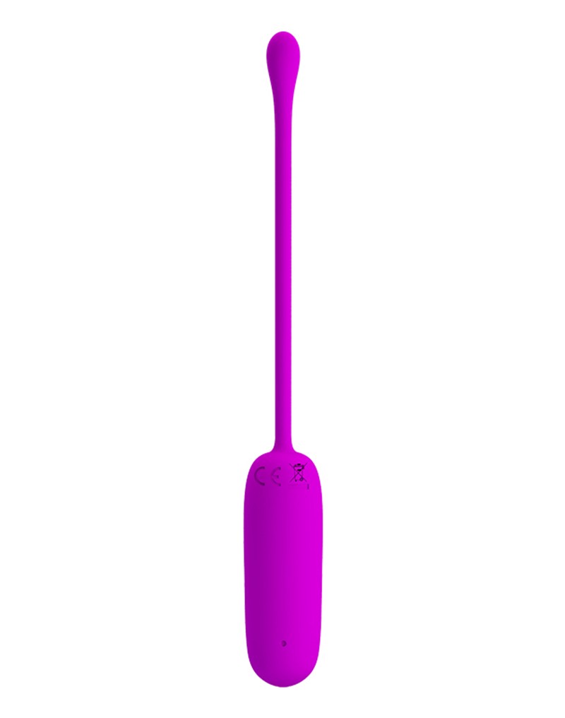 Enjoy where you want with this discreet egg vibrator. It is ... Pretty Love - Joyce Vibrating Egg - Deep Rose photo-4