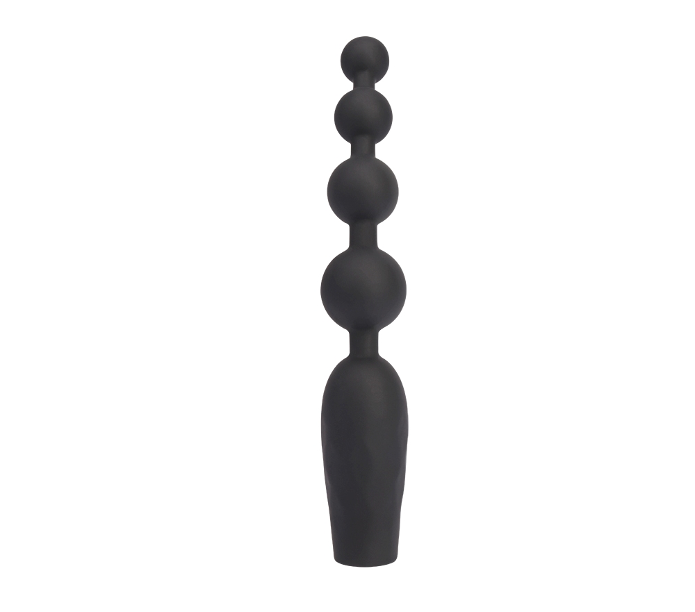 Phthalates Free, Waterproof, 10 Frequency Vibration, Unisex,... Chisa - Vibro Bumpy Beads - Black photo-2