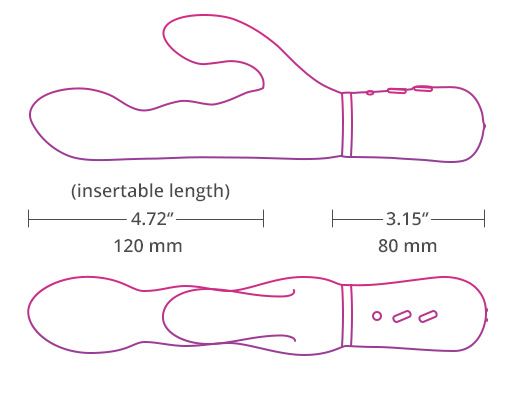 The Original Bluetooth Rabbit Vibrator Designed to pleasure ... Lovense - Nora - Rabbit Vibrator - App Controlled photo-16