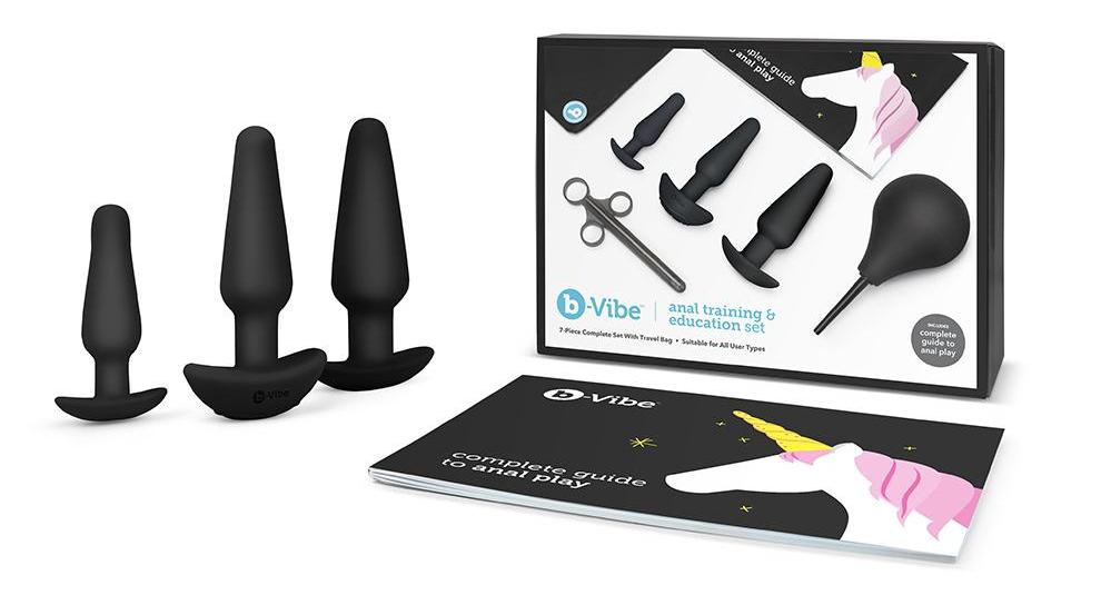 B-Vibe - Anal Training & Education Set - Black photo-8