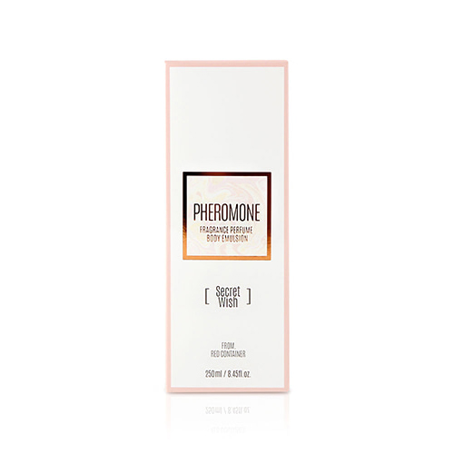 Red Container - Pheromone Perfume Body Emulsion Secret Wish - 250ml photo
