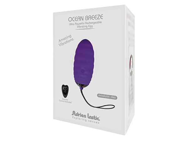 New released Vibrating egg will lead you to subtle, yet prol... Adrien Lastic - Ocean Breeze Egg - Purple photo-11