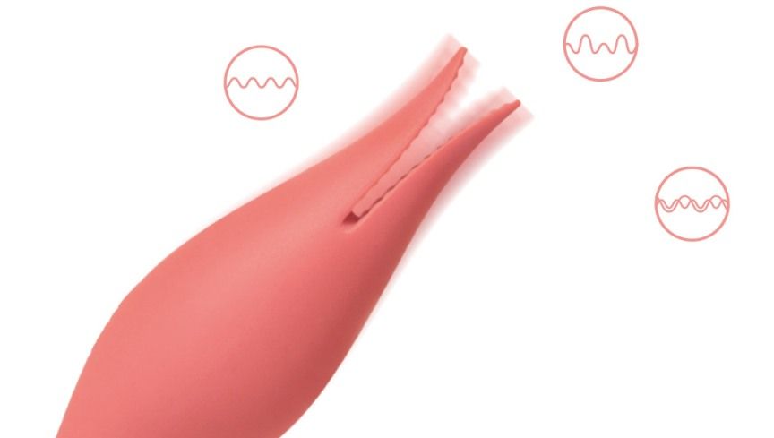 The Strongest Vibration with The Smallest Shape
Double-... SVAKOM - Siren Intense G-spot & Clitoris Vibrator - Coral photo-8