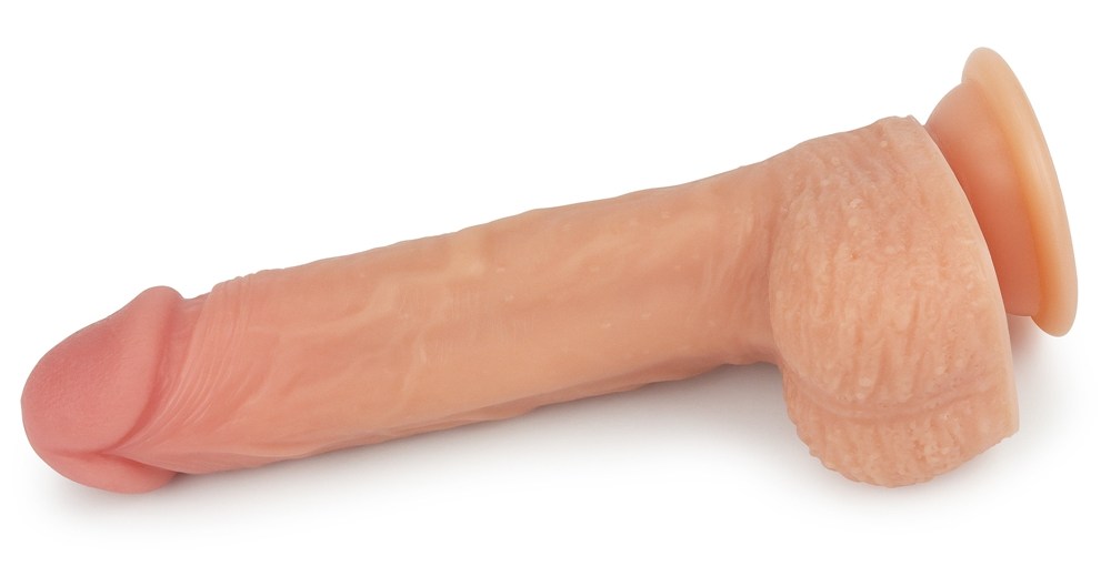 5 modes of vibrations and 5 speeds of rotation silicone dild... Lovetoy - 8.5" Dual Layered Rotating Cock Liam - Flesh photo-3