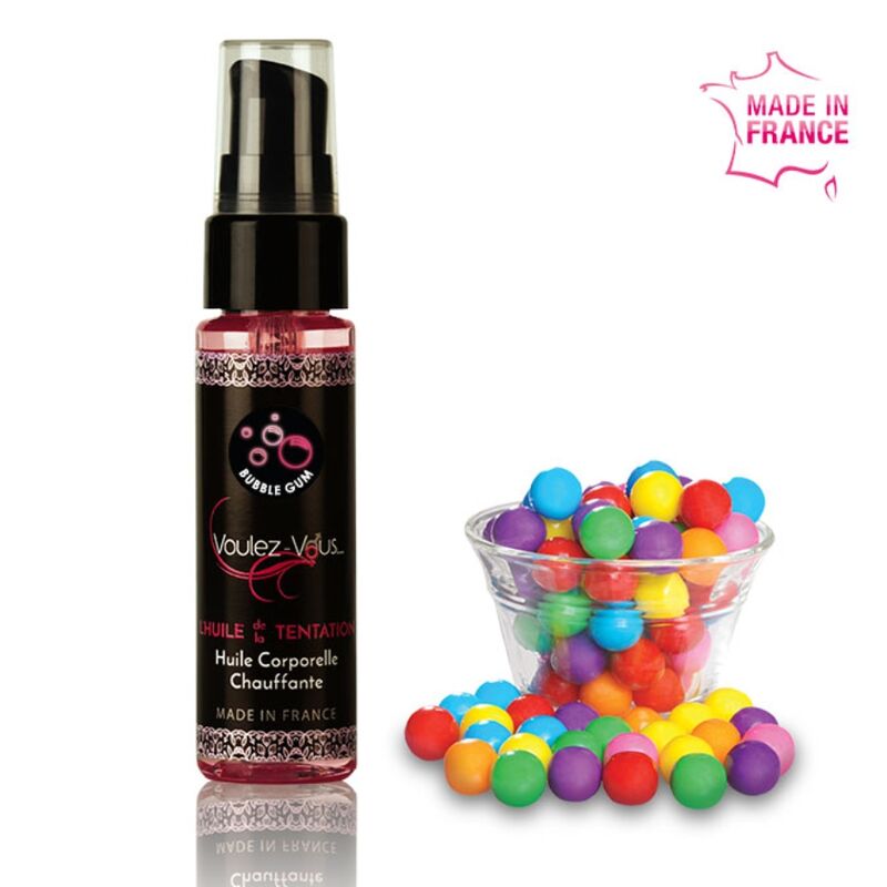 Voulez-Vous - Warming Body Oil Bubblegum - 35ml photo-2