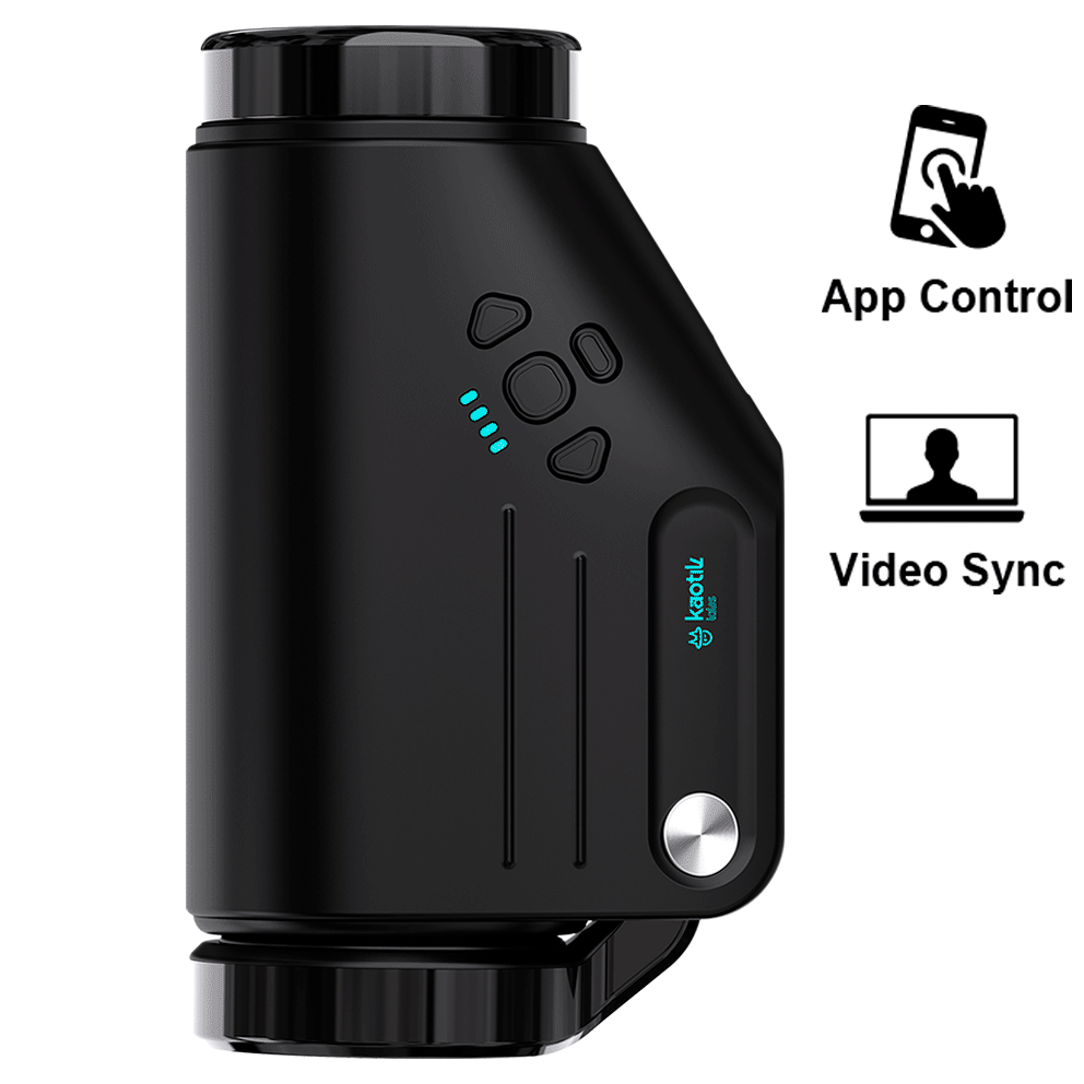 KAOTIK - The Shotty Spinning Interactive Masturbator - Black