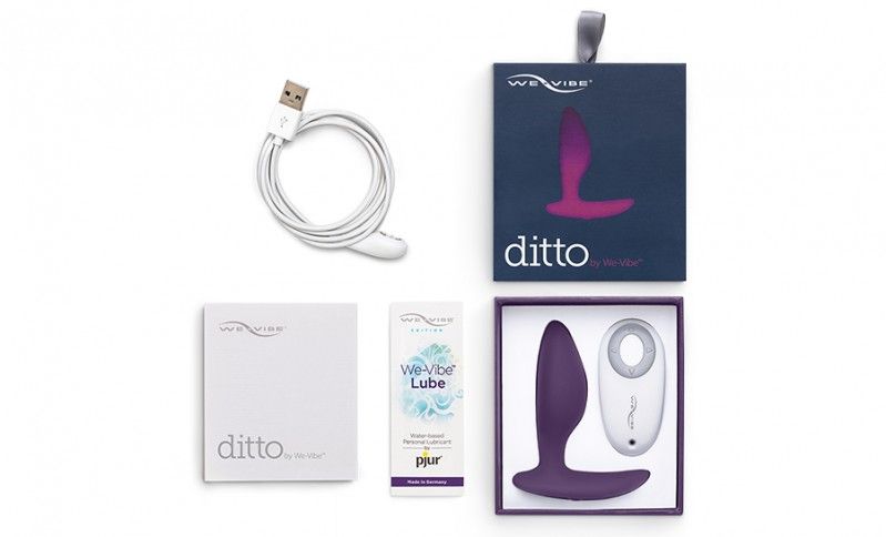 We-Vibe™ 的 Ditto 遥距后庭震动器是一款男女通用的后庭震动器,适用于肛门探索新手,即插... We-Vibe - Ditto 遥距后庭震动器 - 紫色 照片-19