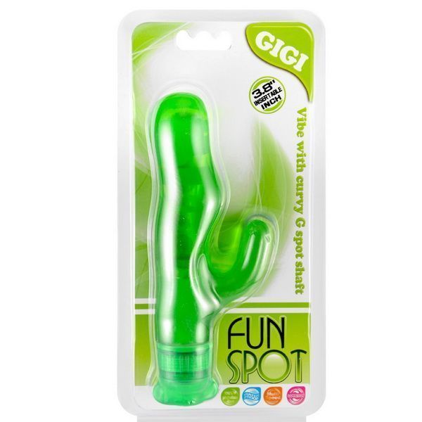 Bendable and ultra flexiable shaft
Multi speed vibration
Sof... Lovetoy - Fun Spot GIGI - Green photo-5