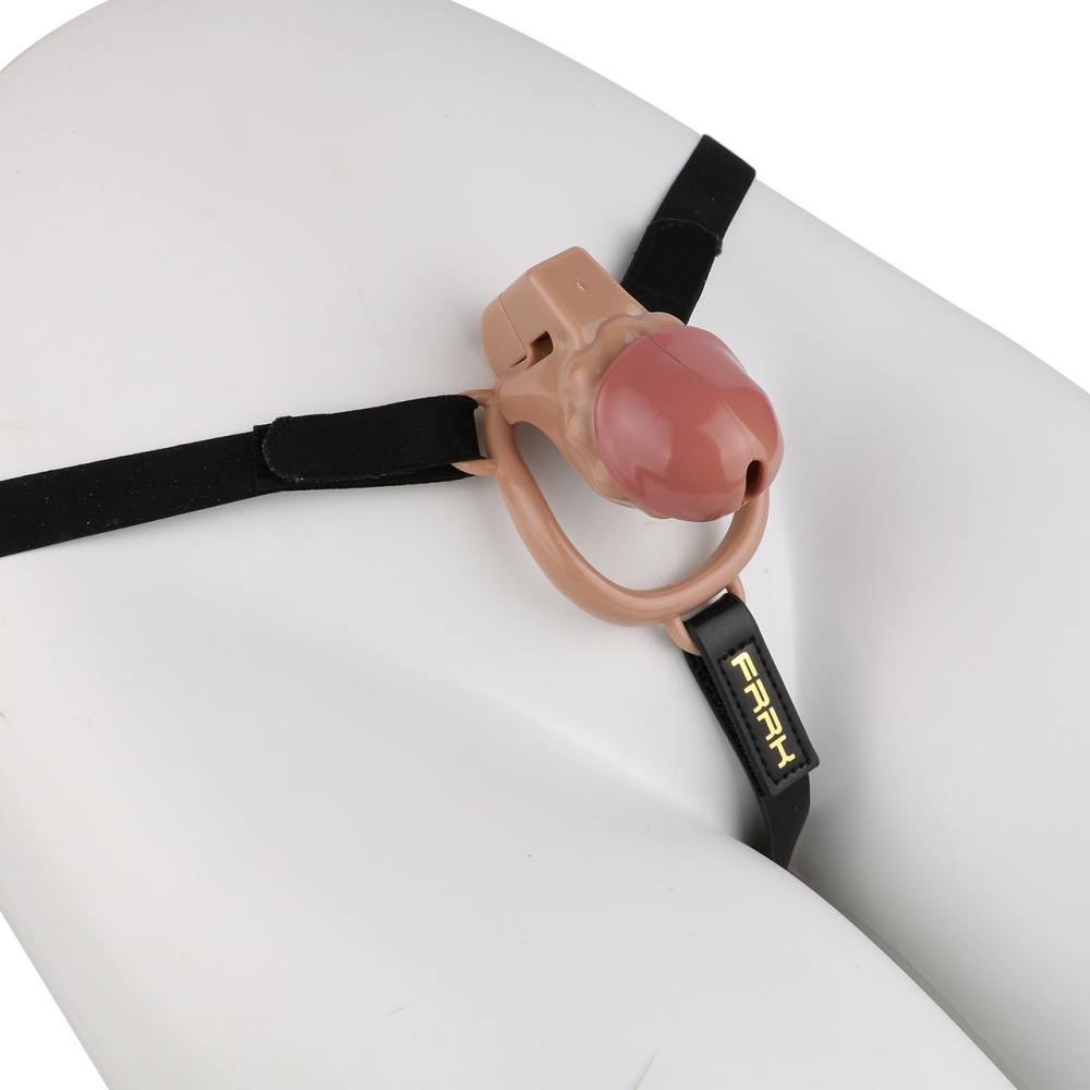 Material: ABS Resin
Cage high: 36mm ... FAAK - Penis Cage w Belt & Plug - Black photo-7