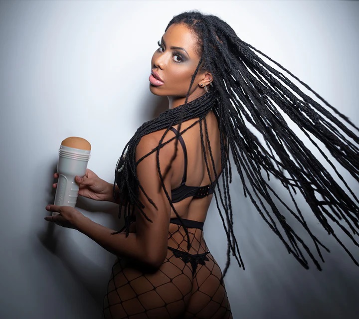 Slide into Kira Noir's bouncy behind and feel its squeez... Fleshlight - Kira Noir Bewitched Masturbator photo-7