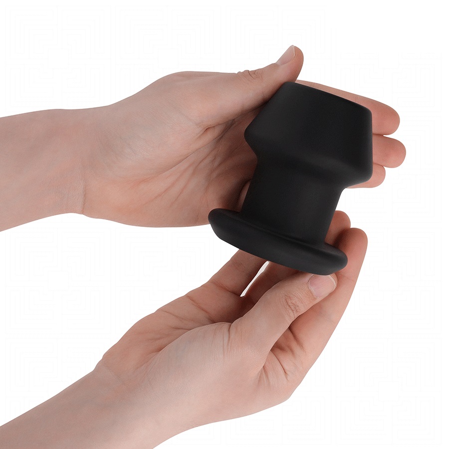 The Addicted Toys Extreme Hollow Anal Plug is the perfect ch... Addicted Toys - Extreme Hollow Anal Plug M - Black photo-2
