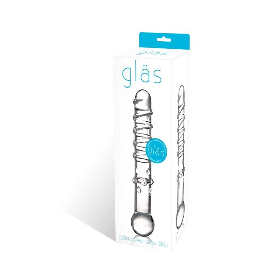 The Callisto Clear Glass Dildo features a minimal design for... Glas - Callisto Clear Glass Dildo photo-7
