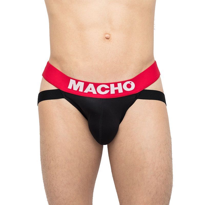 Macho - Jockstrap - Red/Black - S photo-3