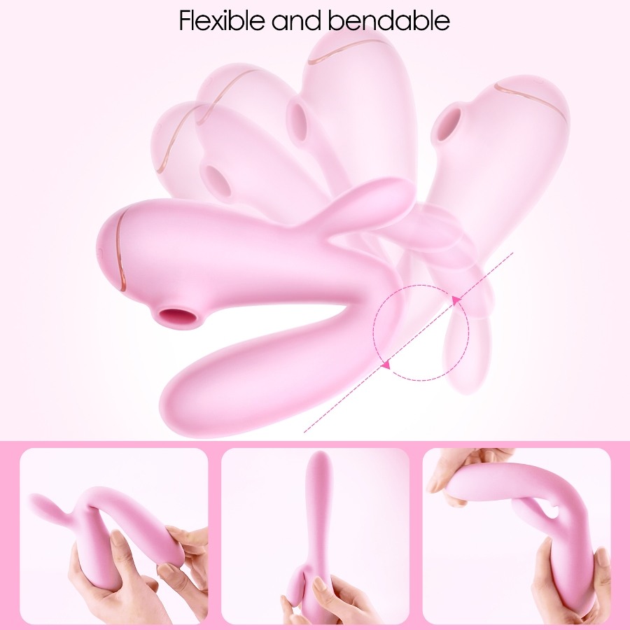 Experience the zenith of pleasure with the Erocome Apus Rabb... Erocome - Apus Rabbit - Pink photo-7