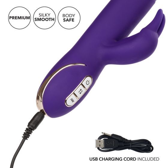 The luxurious Jack Rabbit Signature Collection brings thrill... CEN - Jack Rabbit Signature Thrusting Vibe - Purple photo-9