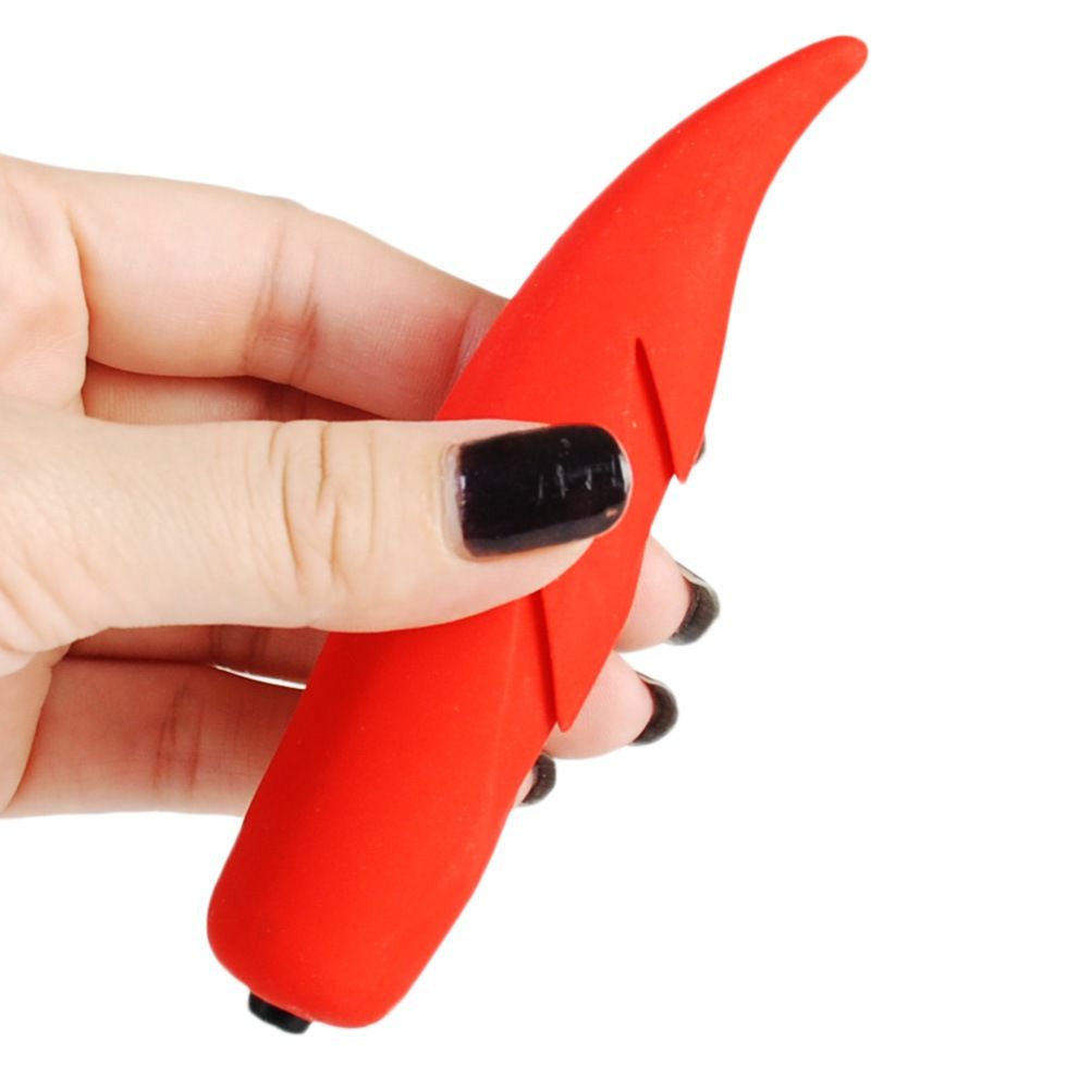 A stick rotor covered with a powerful rotor with mat silicon... A-One - Smooth Red Vib photo-3