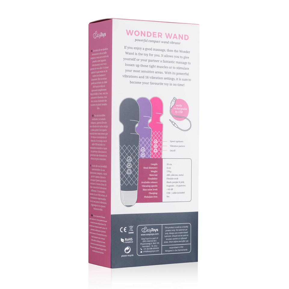 After you've tried it once, you will never want be witho... EasyToys - Mini Wonder Wand - Black photo-7
