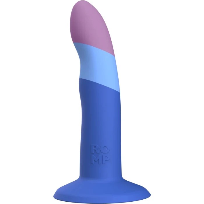 Romp - Piccolo Non-Realistic Dildo - Blue