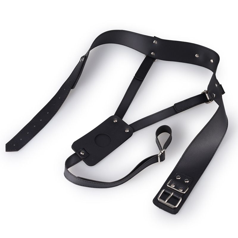 MT - Orgasm Belt Dildo Holder - Black photo-5