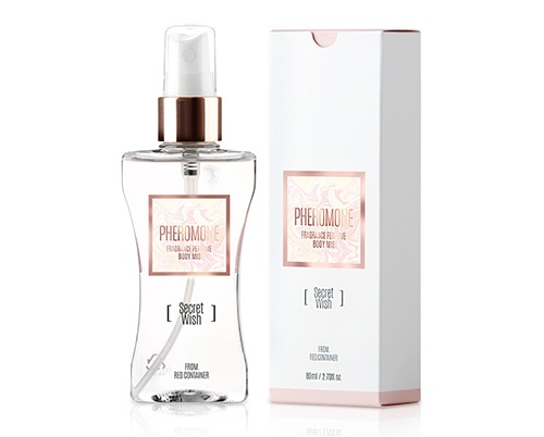 Red Container - Pheromone Perfume Body Mist Secret Wish - 80ml photo